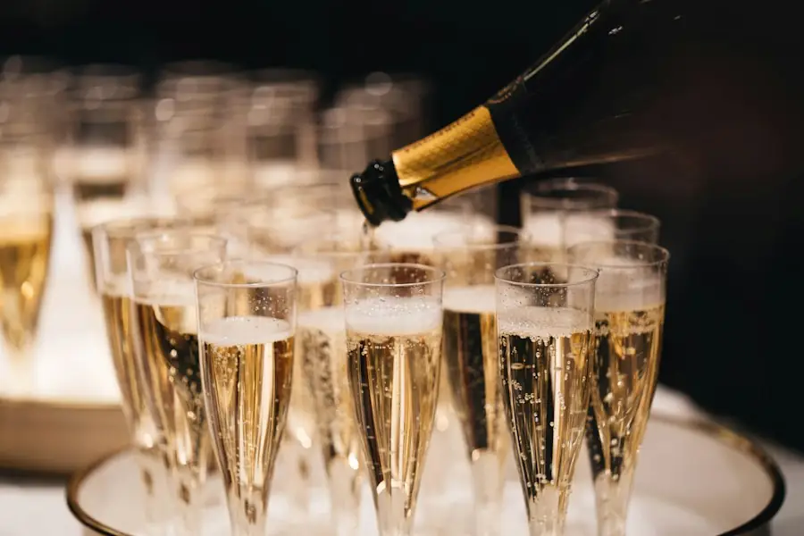 Champagne bottle service at a Toronto club