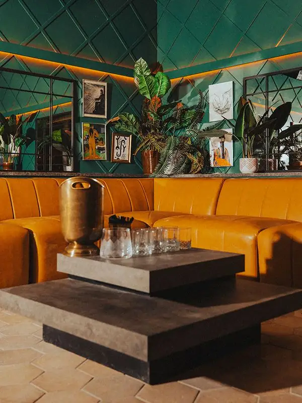 Lounge seating at Isabelle's Toronto